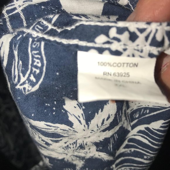 Retrofit Mens Floral Print Button Down - Picture 5 of 8